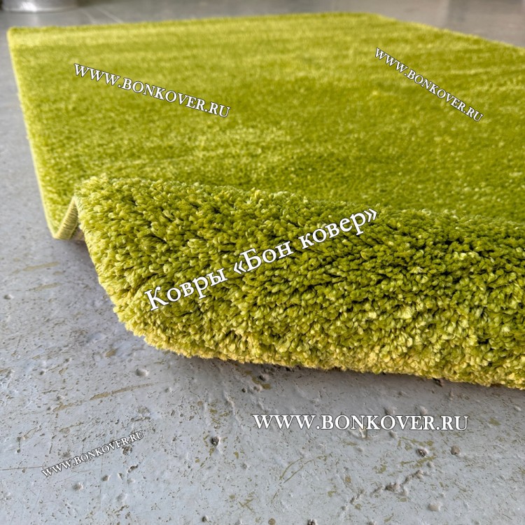 Витебский Ковер С Длинным Ворсом Зеленый