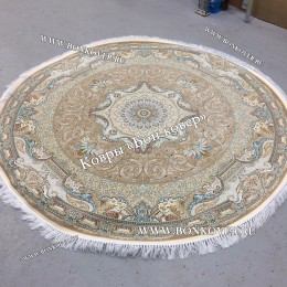 Иранский Ковер Для Гостиной Дизайн 30602 Круг