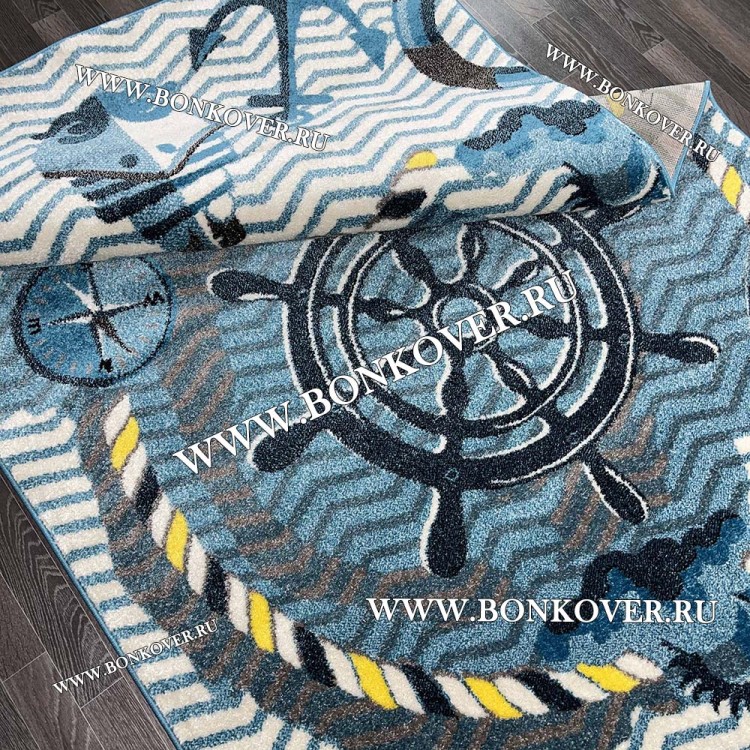 Детский Ковер Разноцветный Дизайн 15 Морской