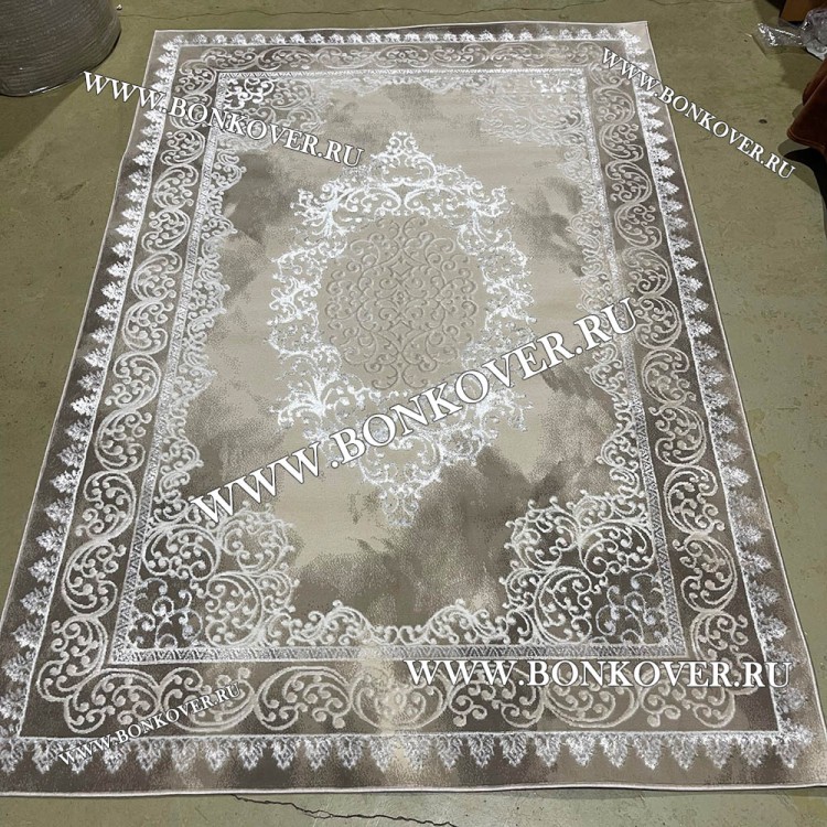 Современный Турецкий Ковер Дизайн 183 Бежево-Коричневый