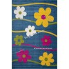 Детский Ковер С Ромашками Синий Арт 30011