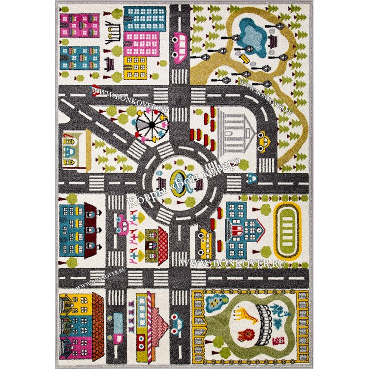 Разноцветный Ковер В Детскую Арт 30021
