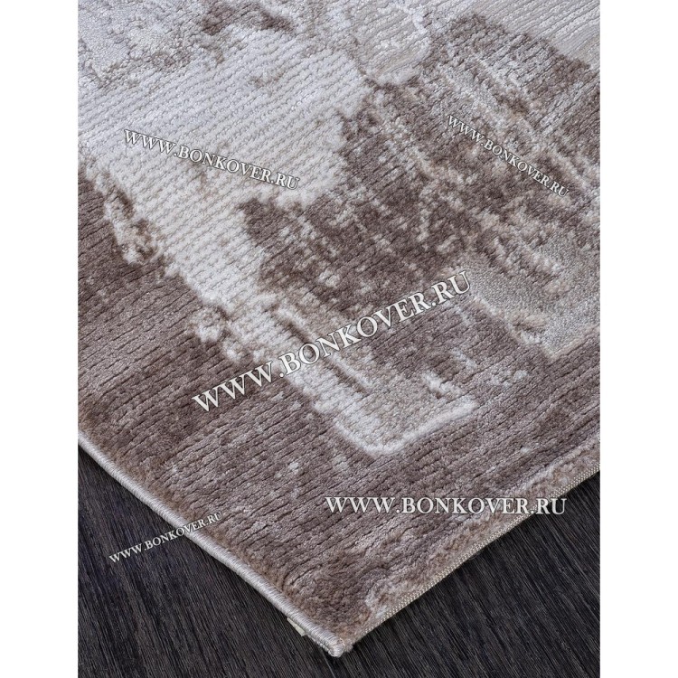 Турецкий Ковер Для Гостиной Дизайн 06 Бежево-Коричневый Прямоугольный