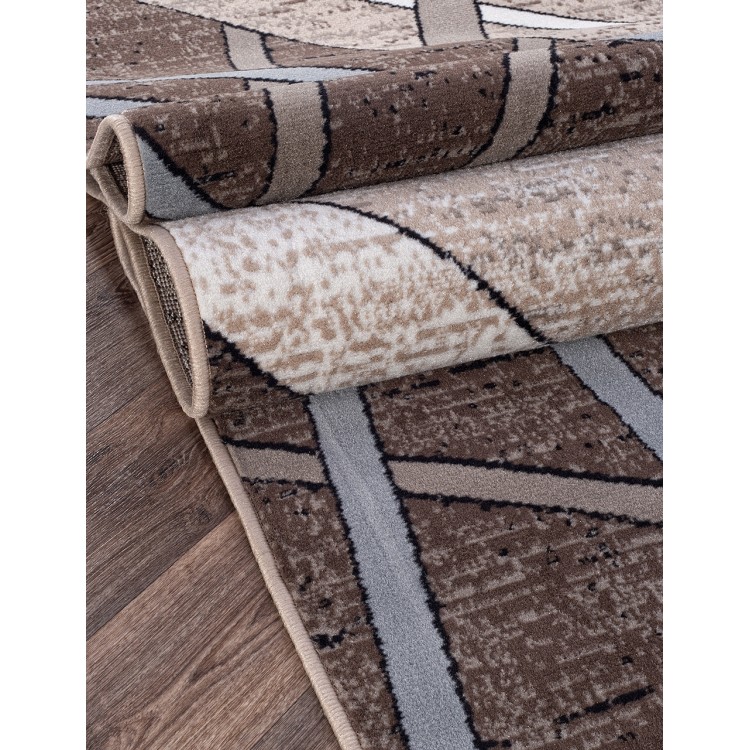 Ковер Sierra D487 BEIGE-BROWN 2