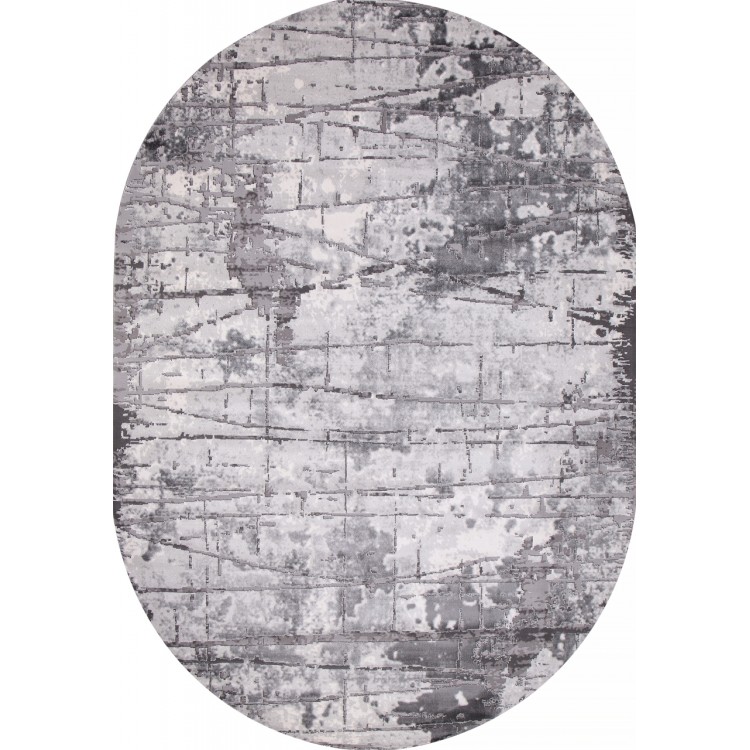 Ковер Armina 03752A GREY / GREY Овал