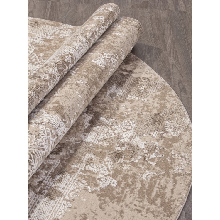 Ковер Armina 03851B BROWN / BROWN Овал