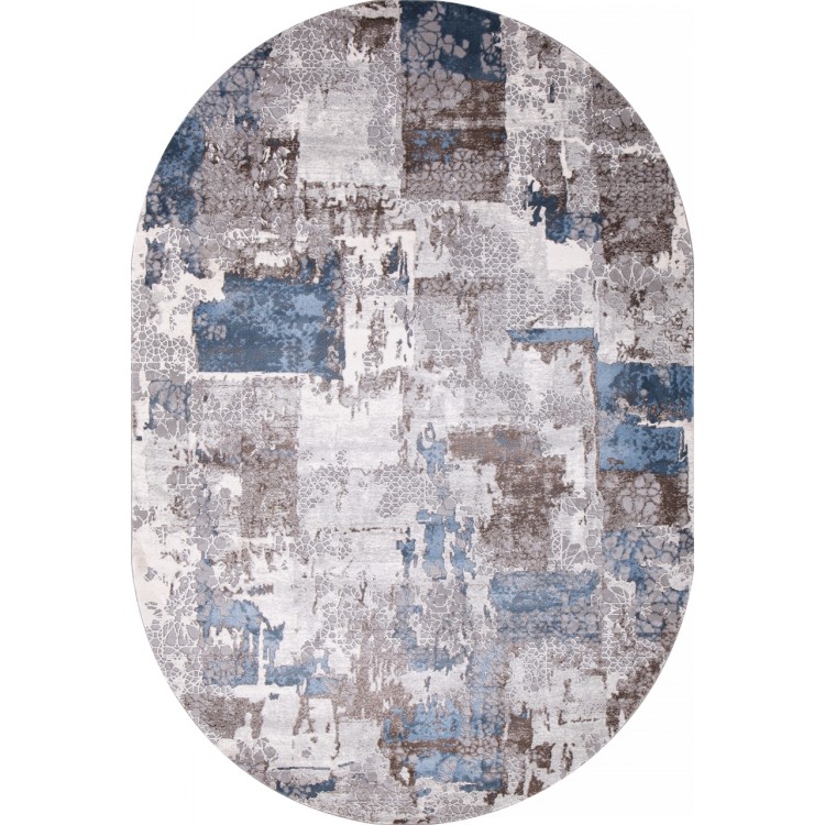 Ковер Armina 03857A BLUE / BLUE Овал