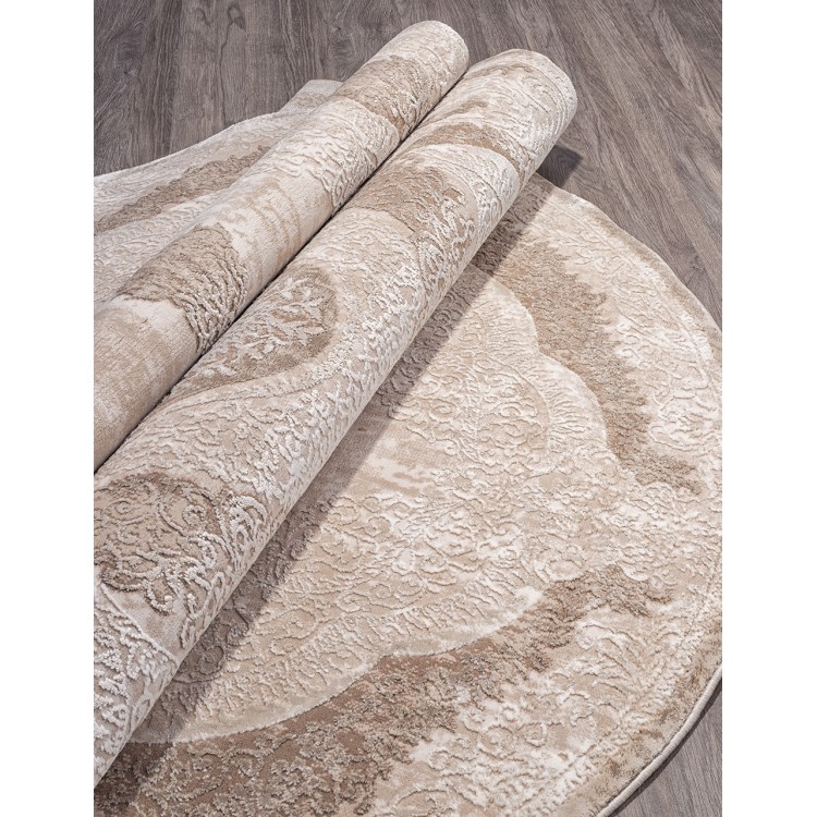Ковер Armina 03880B BROWN / BROWN Овал