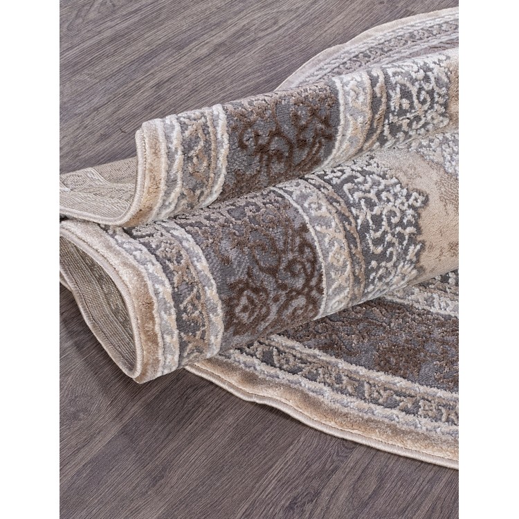 Ковер Armina 04037C GREY / BROWN Овал